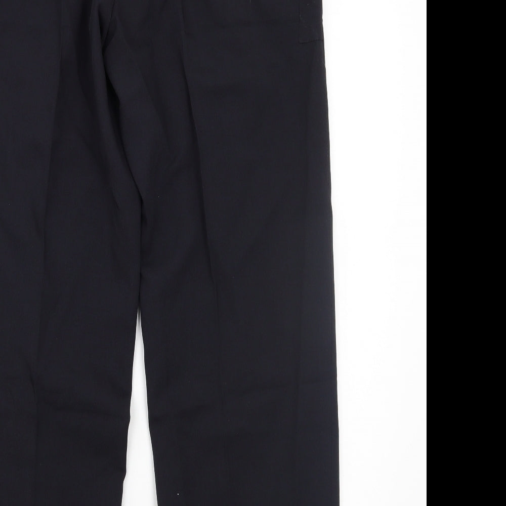 Dimentions Mens Blue Trousers Size 34 L33 in