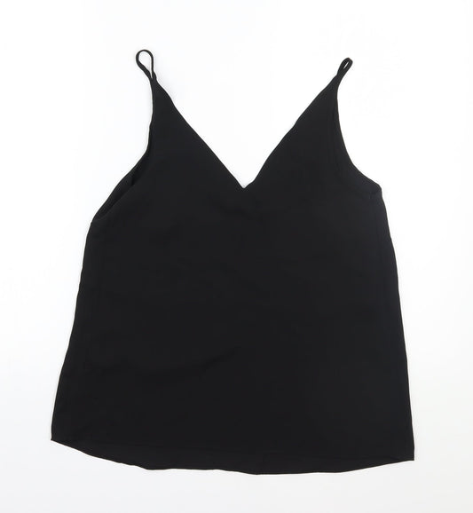Papaya Womens Black Basic Tank Size 10
