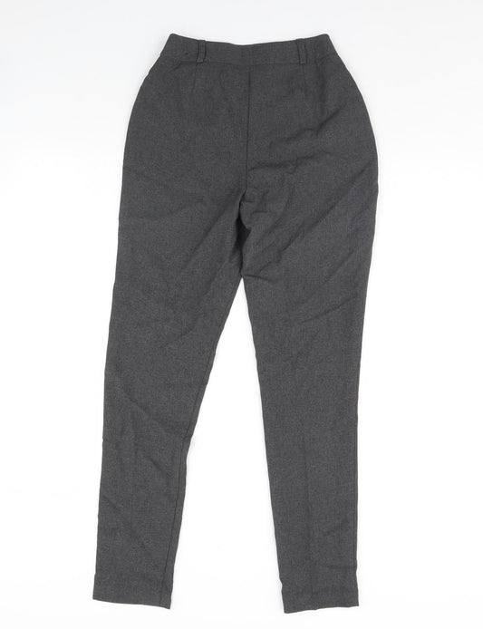 Primark Womens Grey Trousers Size 4 L28 in