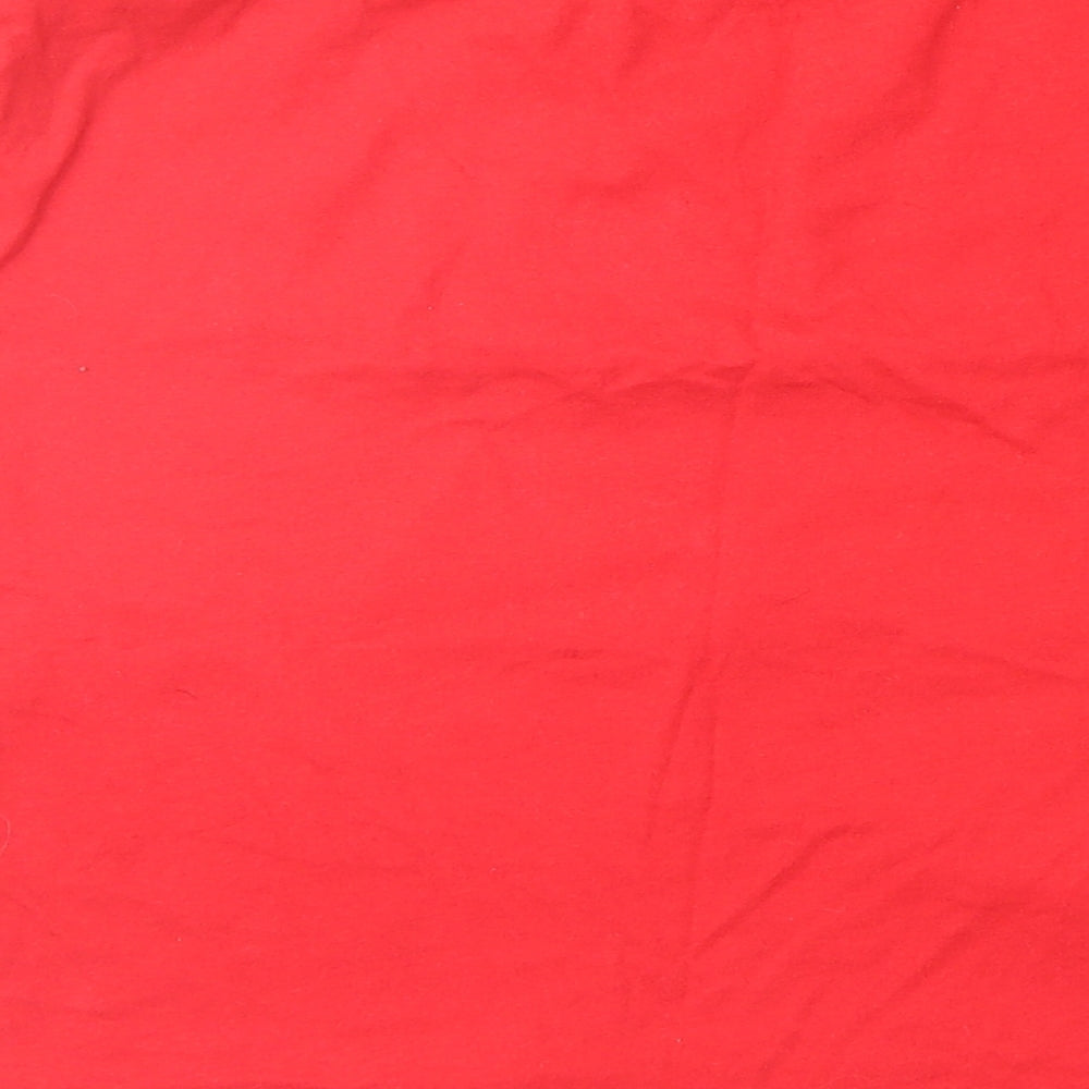 Glamorous Womens Red Cropped T-Shirt Size M