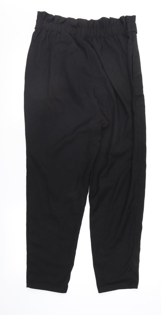 Divided Womens Black Trousers Size 12 L27 in