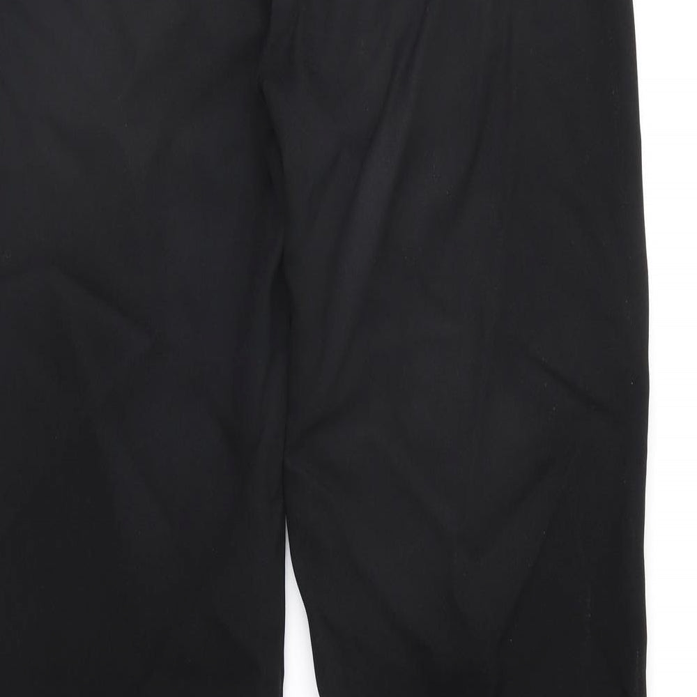 AMARANTO Womens Black Trousers Size 28 in L30 in