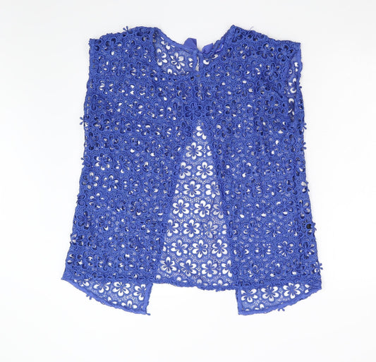 Womens UK Size 16 NEXT Blue Cardigan Jumper