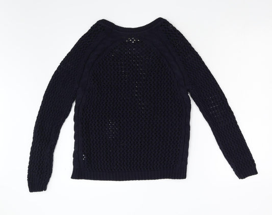 Womens UK Size 8 New Look Blue Pullover Jumper