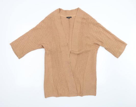 Womens UK Size 8 Warehouse Brown Cardigan Jumper
