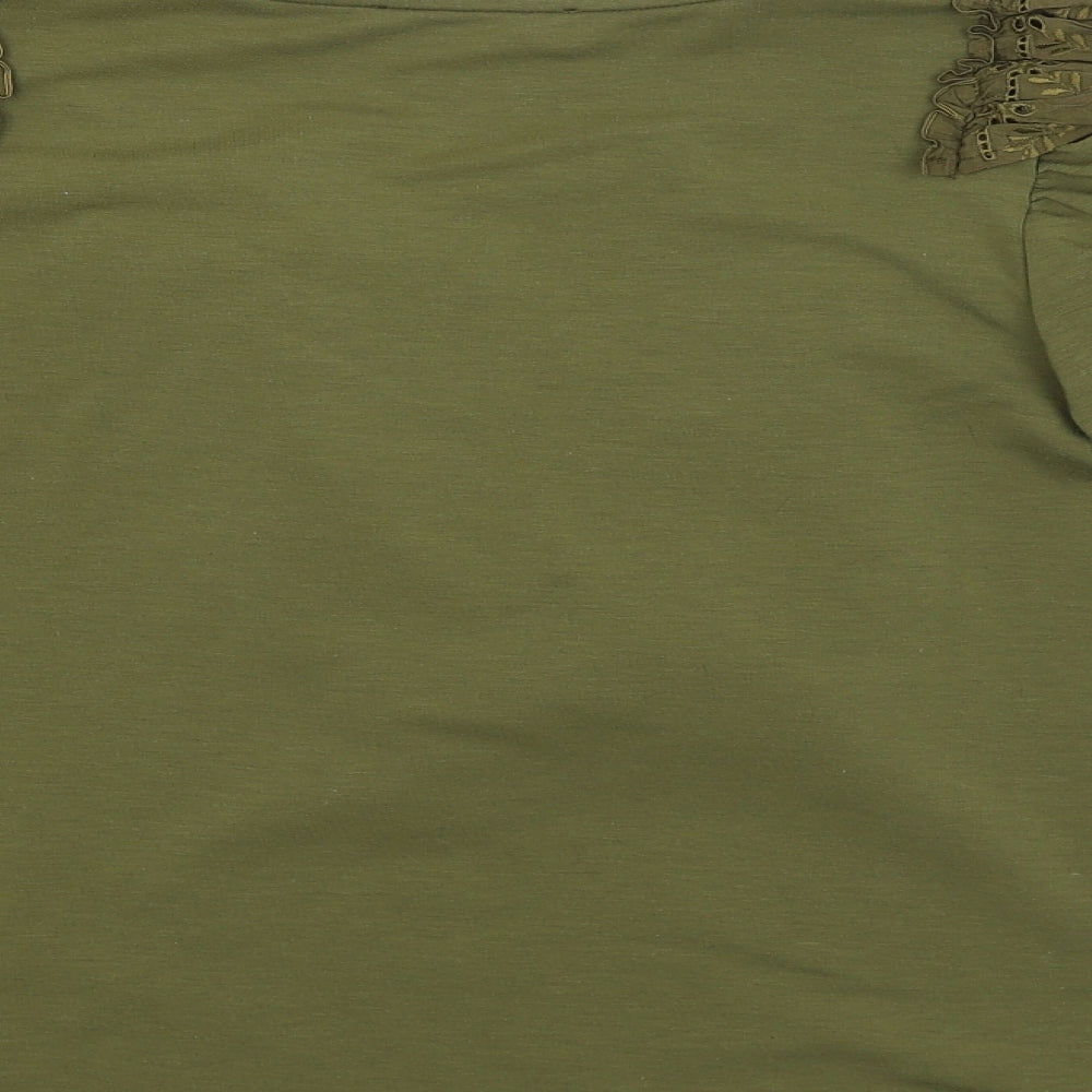 George Womens Green Pullover Jumper Size S