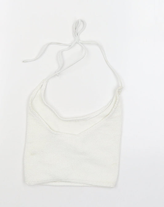 Missguided Womens White Camisole Tank Size S