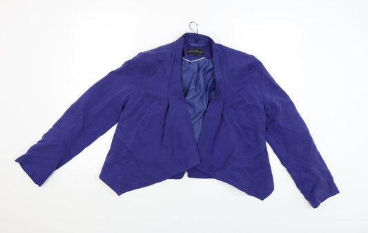 Womens UK Size 14 Marks and Spencer Regular Blue Blazer