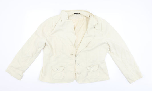 Womens UK Size 18 BM Beige Jacket