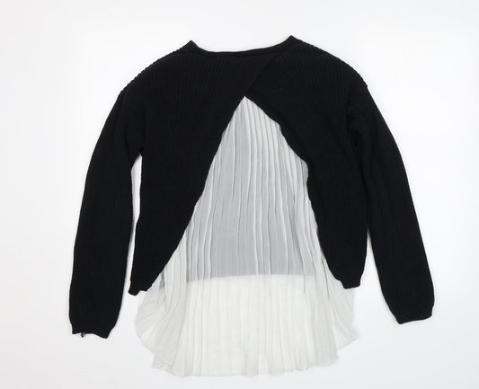 Womens UK Size 10 Atmosphere Black Pullover Jumper