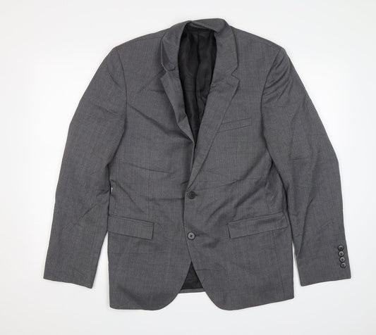 Mens UK Size 40 Autograph Regular Grey Suit Jacket