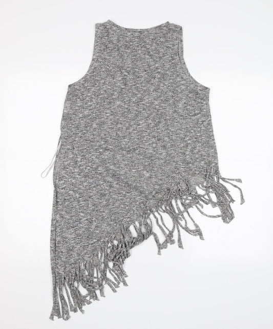 Atmosphere Womens Grey Basic Blouse Size 12 - Dream on