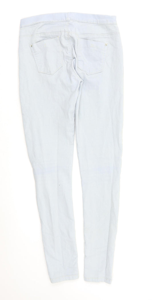 Denim & Co. Womens Blue Skinny Jeans L26 in