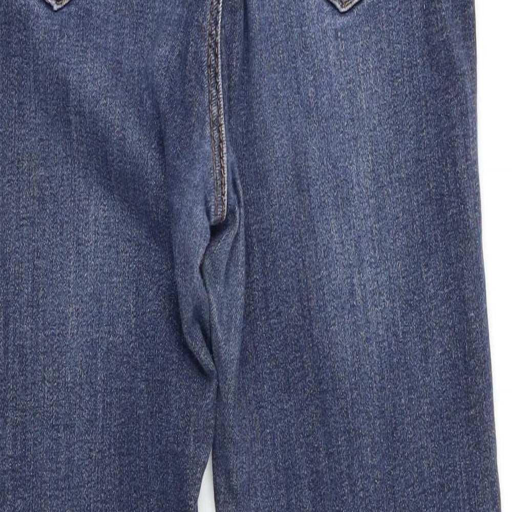 Zara Womens Blue Straight Jeans Size 8 L28 in