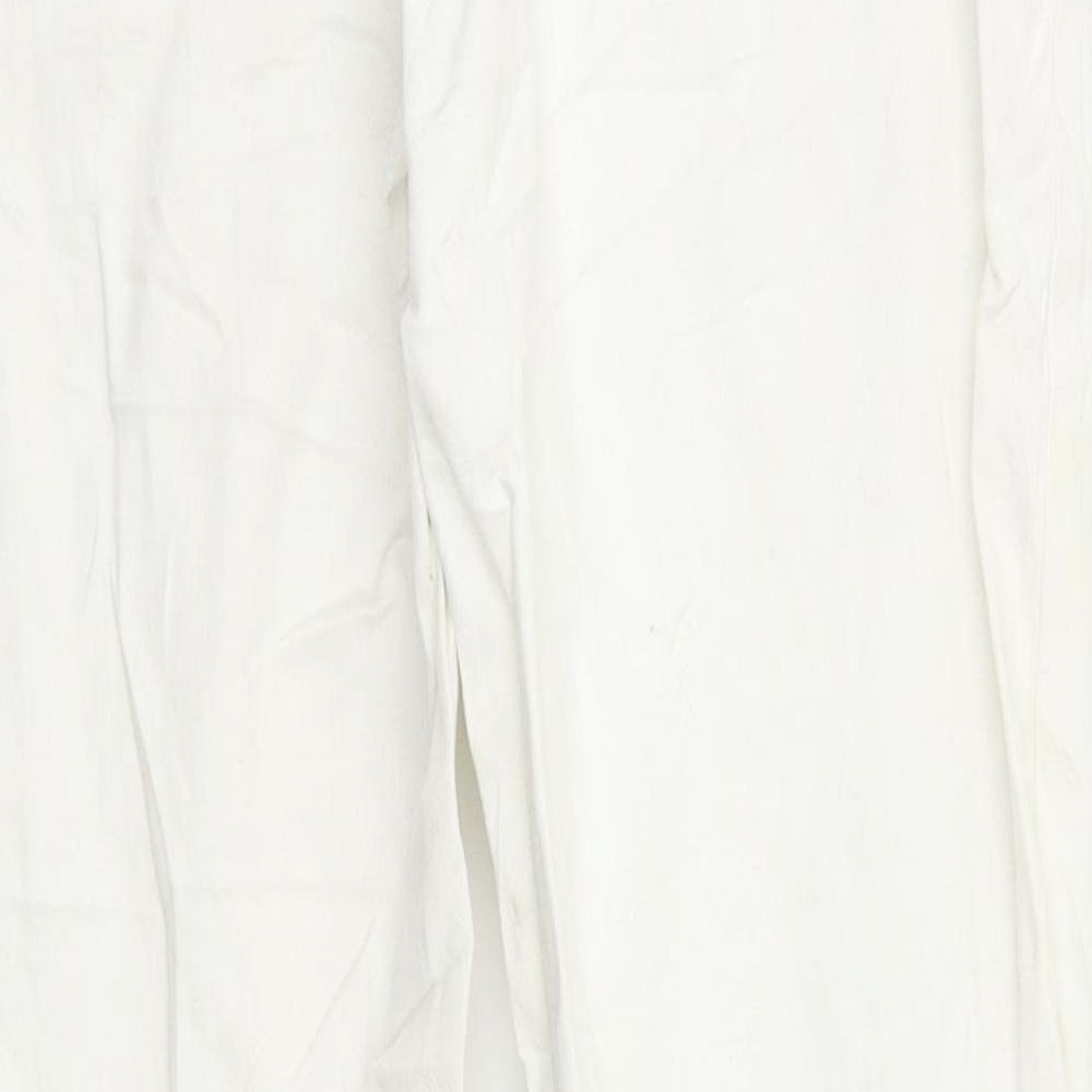 Womens UK Size 8 Prew Regular Fit Skinny White Jeans