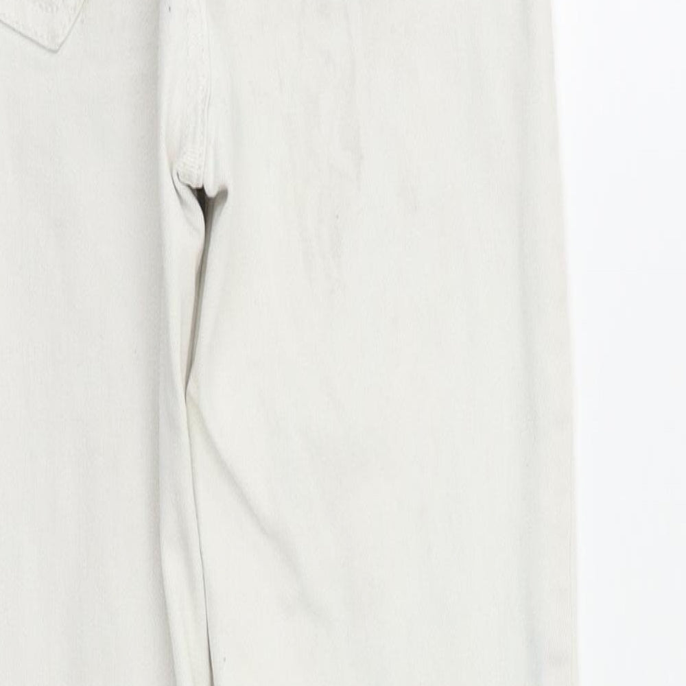 New Look Womens White Skinny Jeans Size 6 L26 in