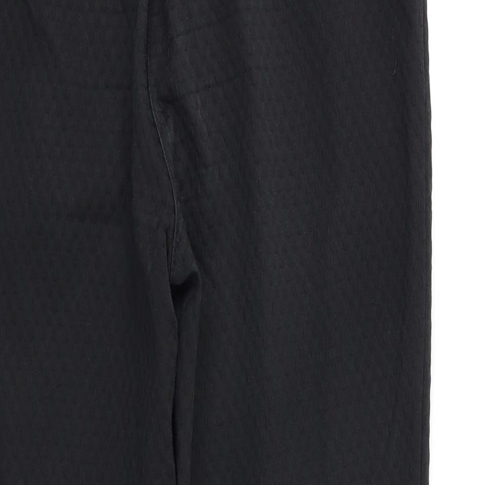 Womens UK Size 8 NEXT Regular Fit Dress Pants Black Trousers