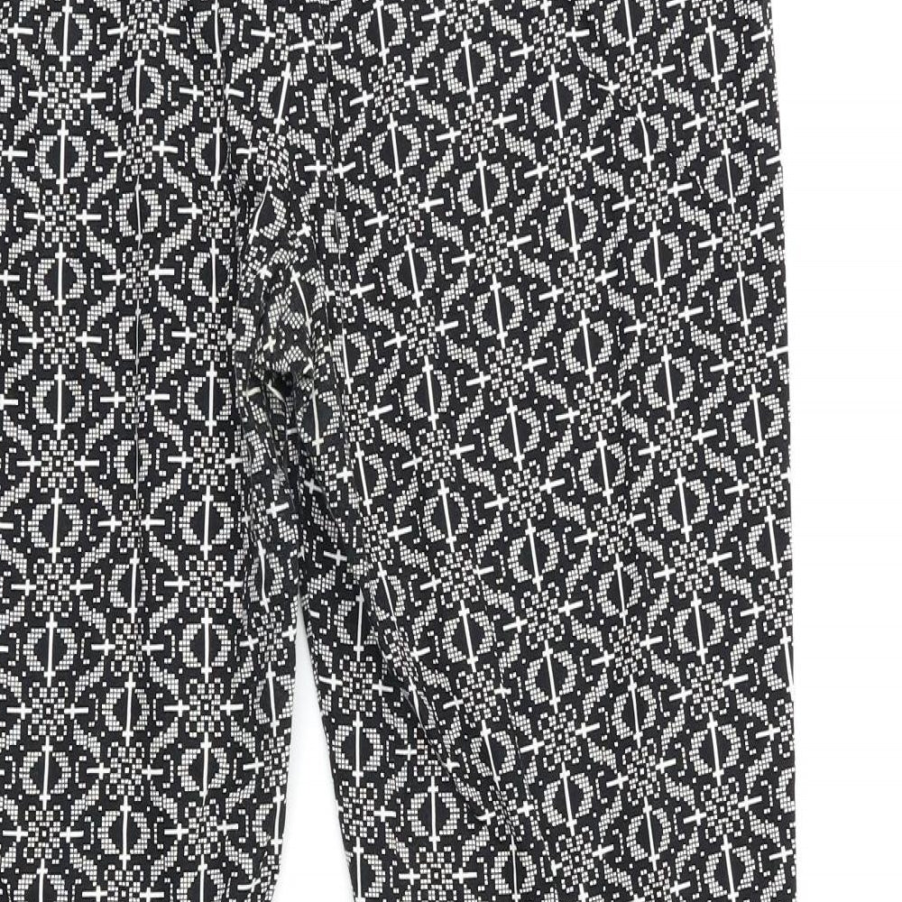 Womens UK Size 12 Atmosphere Regular Fit Black Trousers