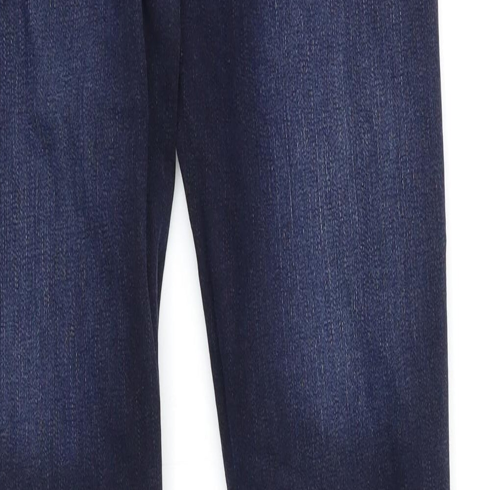 track outfit Womens Blue Skinny Jeans Size 10 L29 in