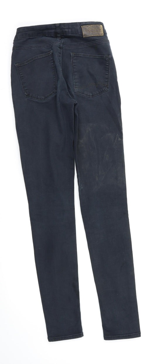 Maison Scotch Womens Black Skinny Jeans Size 8 L30 in