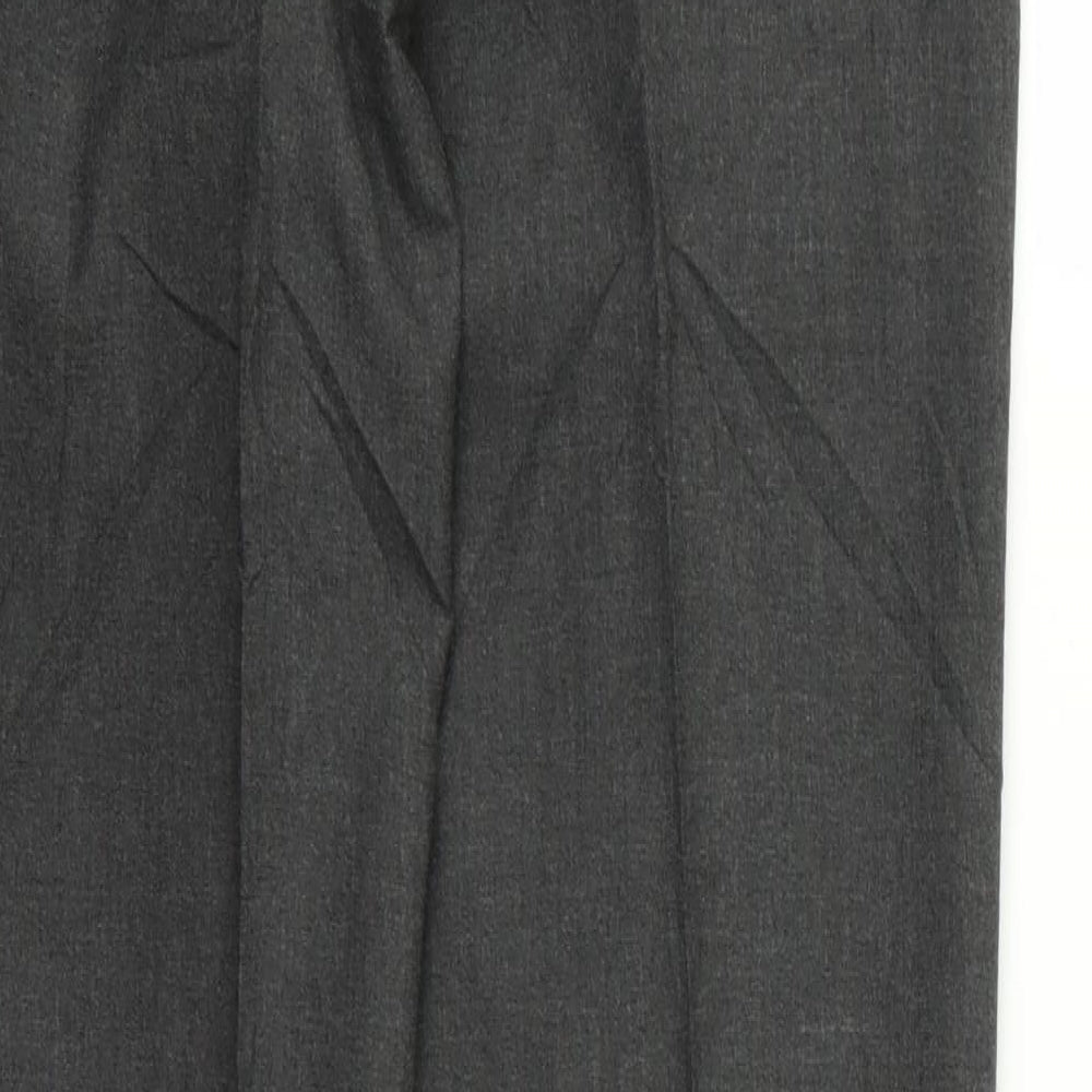 Womens UK Size 34 Preworn Regular Fit Grey Trousers