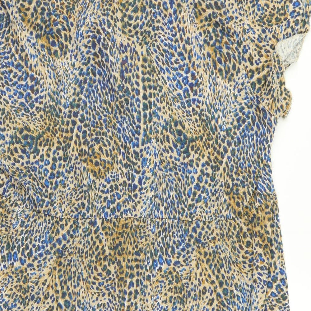 Womens UK Size M Simply Be Multicoloured Basic Blouse