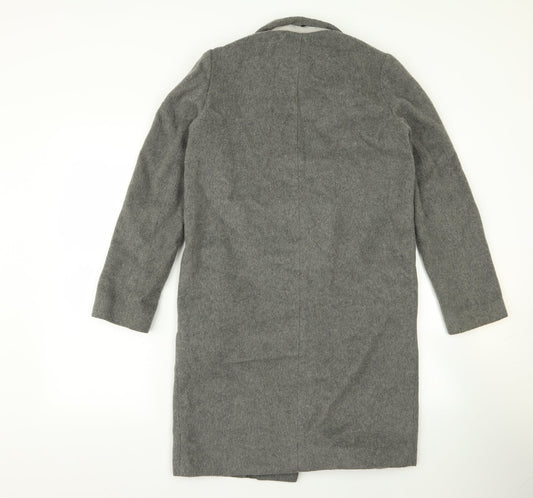 Atmosphere Womens Grey Overcoat Jacket Size 6
