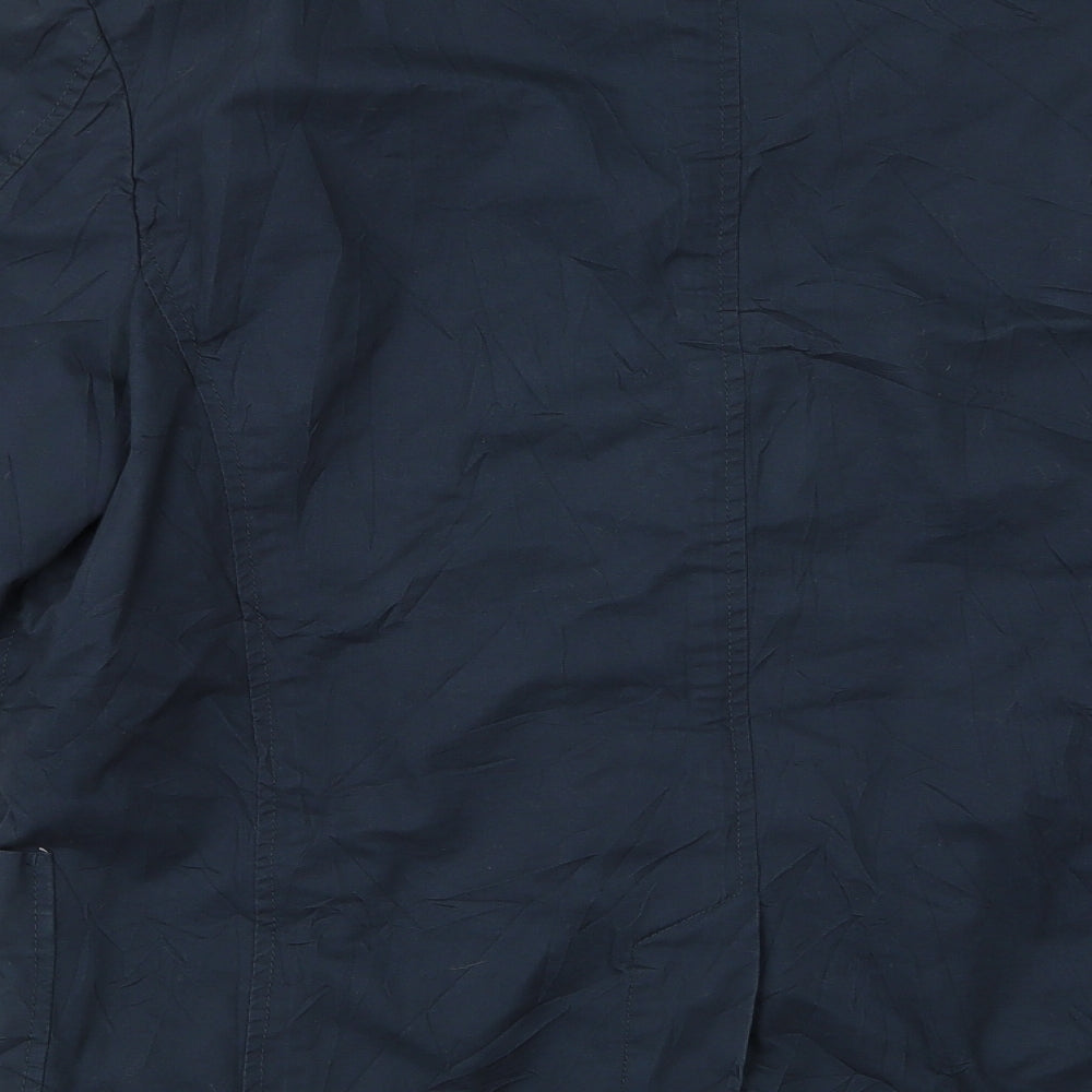 Avenue Womens Blue Jacket Size M