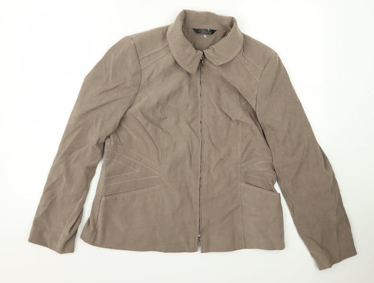 Womens UK Size 14 BM Brown Jacket