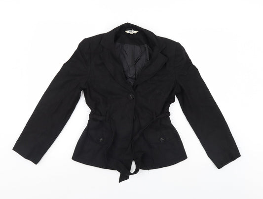 Womens UK Size 10 M&Co Black Jacket
