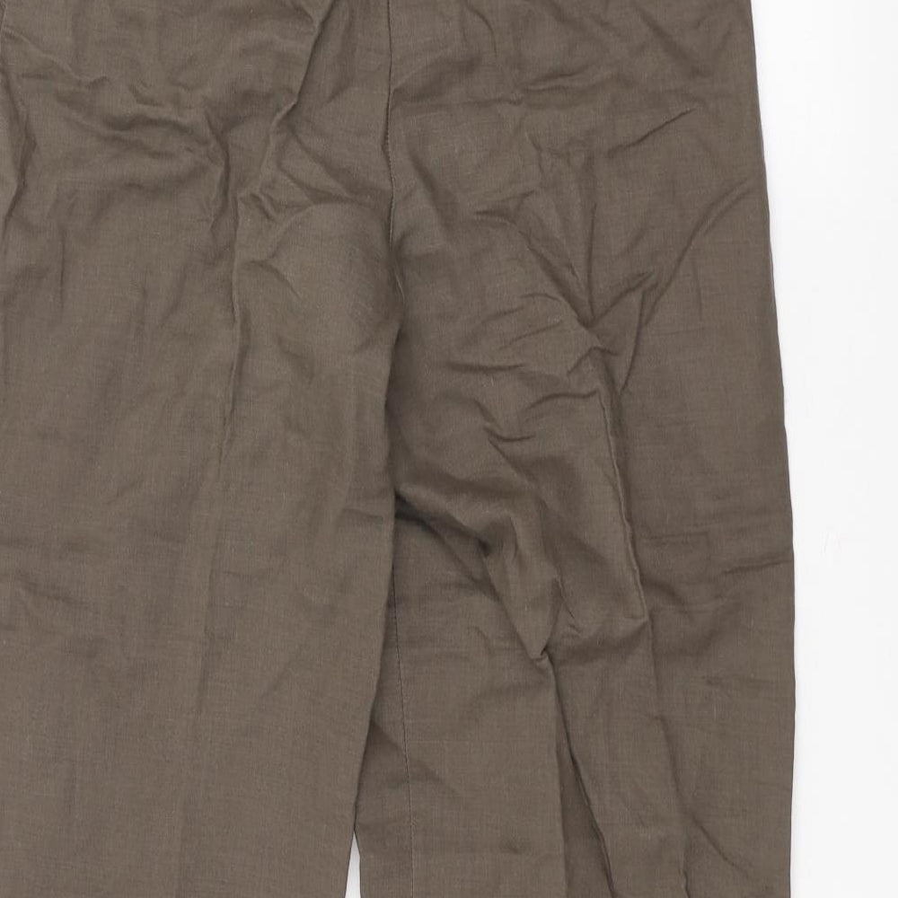 Florence + Fred Womens Brown Trousers Size 12 L24 in