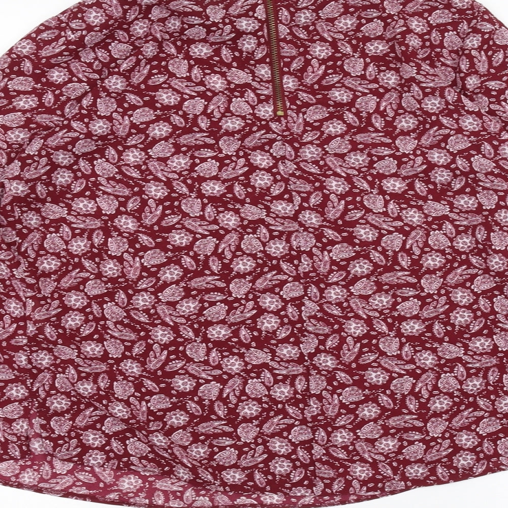 Atmosphere Womens Red Basic Blouse Size 10