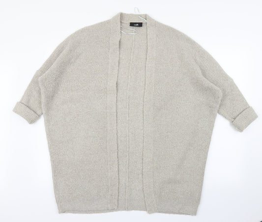 Womens UK Size S Wallis Brown Cardigan Jumper
