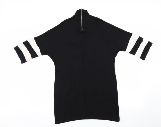 Womens UK Size 10 Select Black Basic T-Shirt
