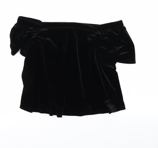 newlook Womens Black Basic Blouse Size 12