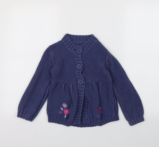 Womens UK Size 40 Preworn Purple Cardigan Jumper