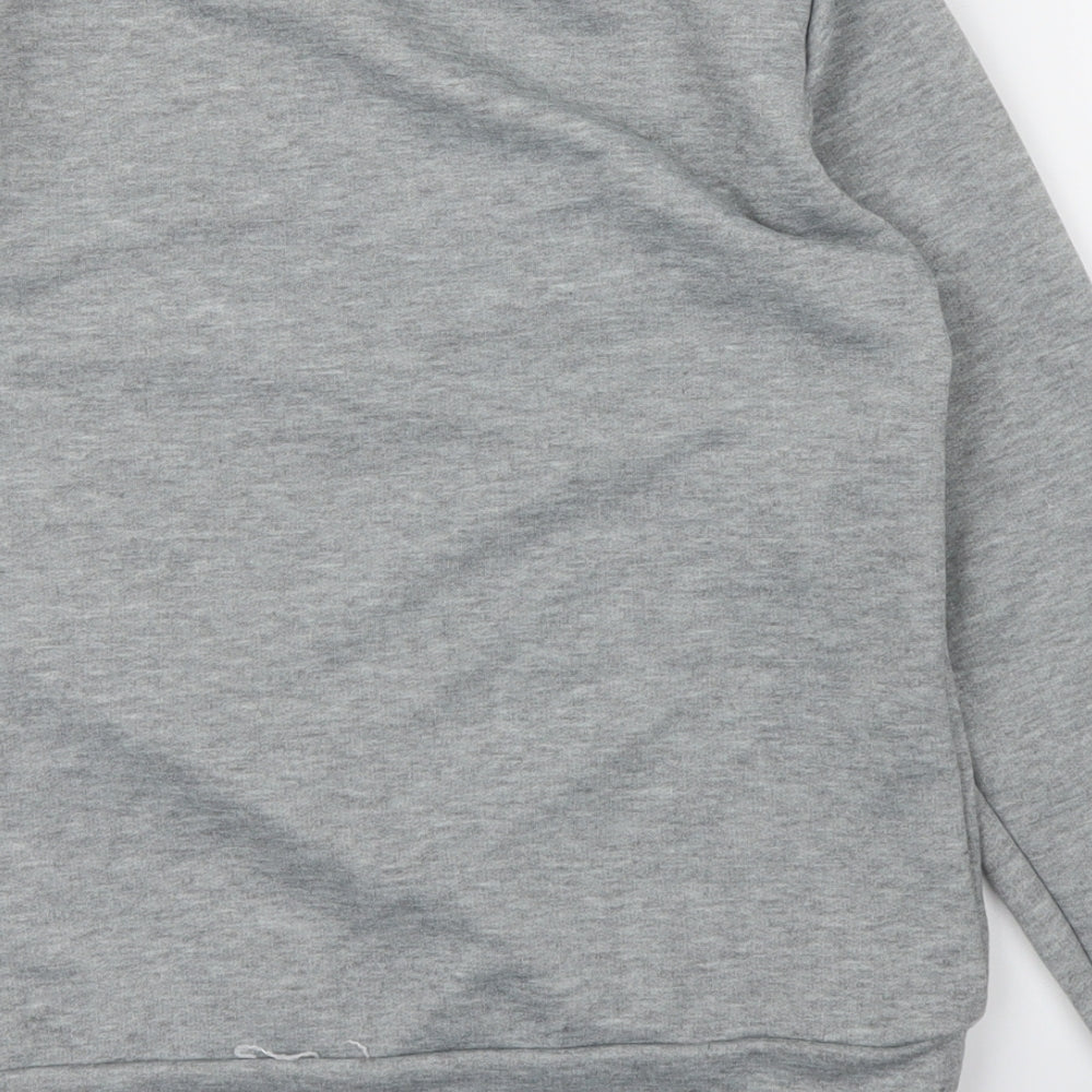 utlaws Boys Grey Pullover Sweatshirt Size 11-12 Years - skull