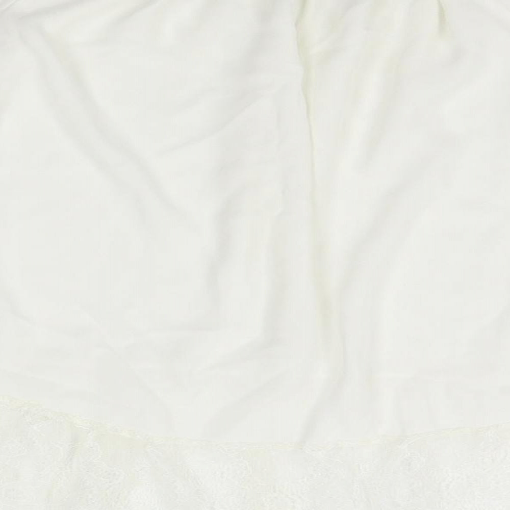 Womens UK Size L New collection White Basic Blouse