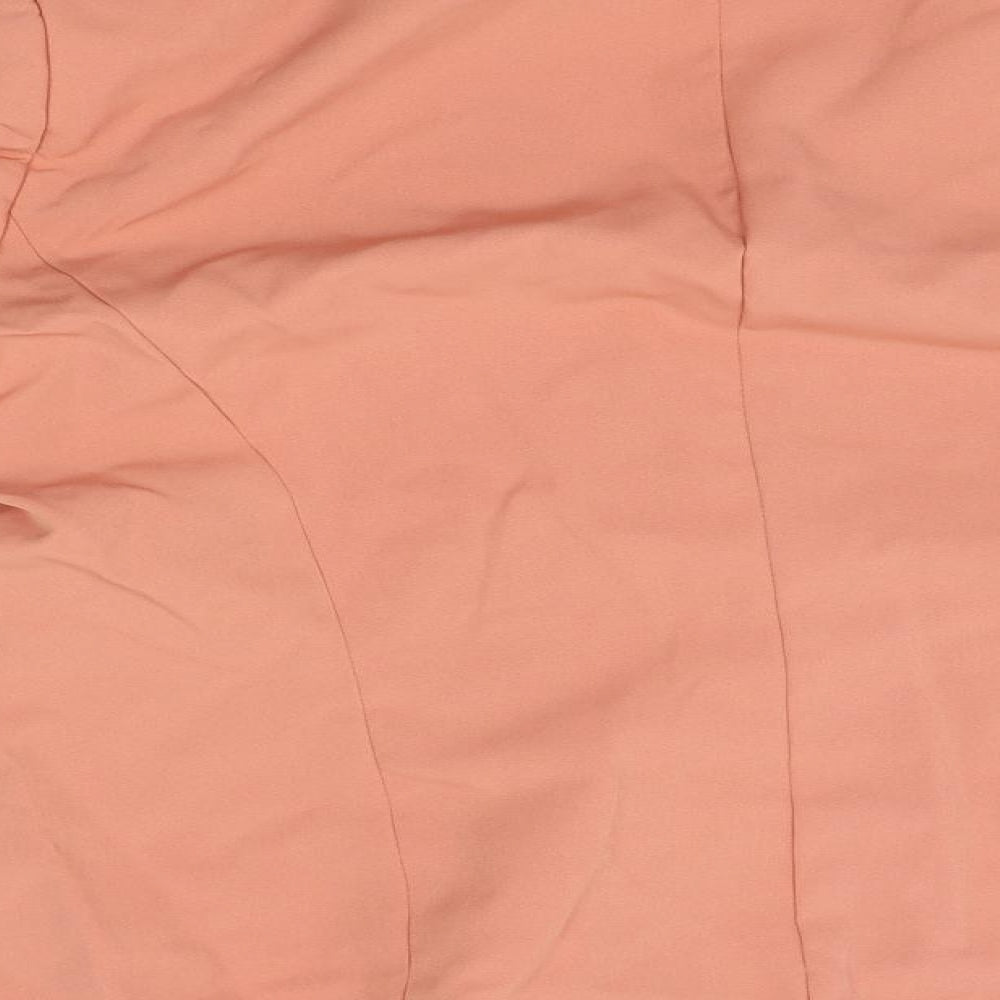 Miss Selfridge Womens Orange Jacket Blazer Size 14