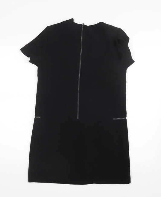 Topshop Womens Black Mini Size 10