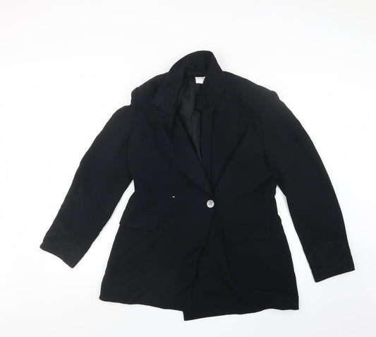 Womens UK Size 14 Country Casuals Black Jacket