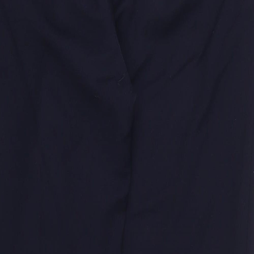 Womens UK Size 12 LUCIA Regular Fit Blue Trousers