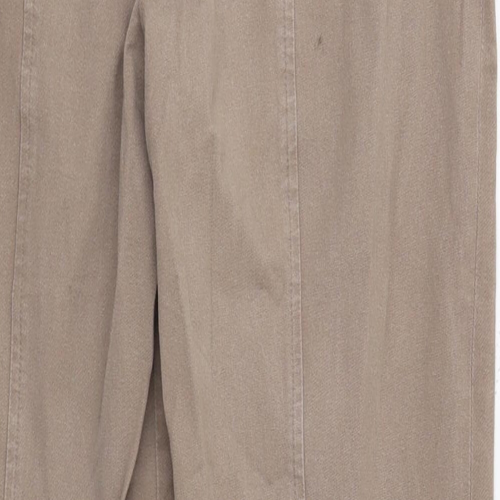 N x D Womens Brown Denim Straight Jeans Size 6 L26 in