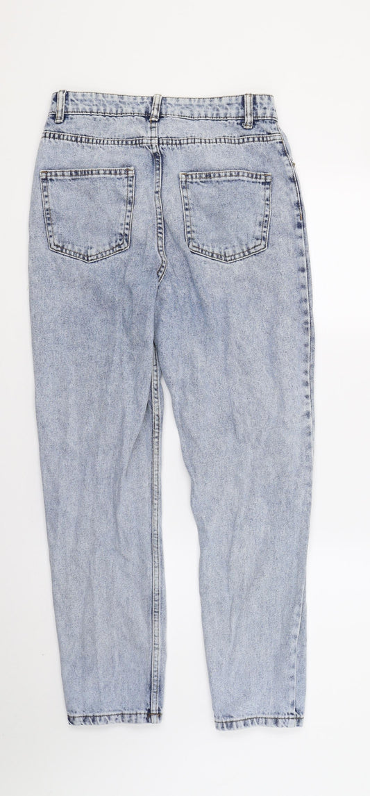 Womens UK Size 8 DenimCo Regular Fit Straight Blue Jeans