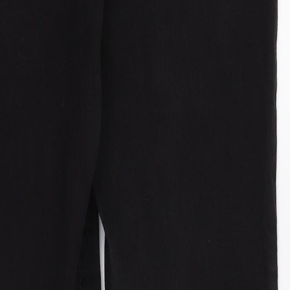 Womens UK Size 10 DenimCo Regular Fit Skinny Black Jeans