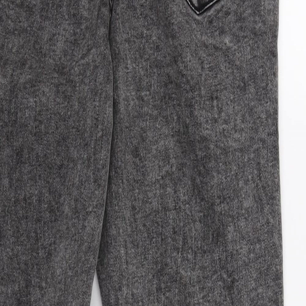 Womens UK Size 10 DenimCo Regular Fit Skinny Grey Jeans