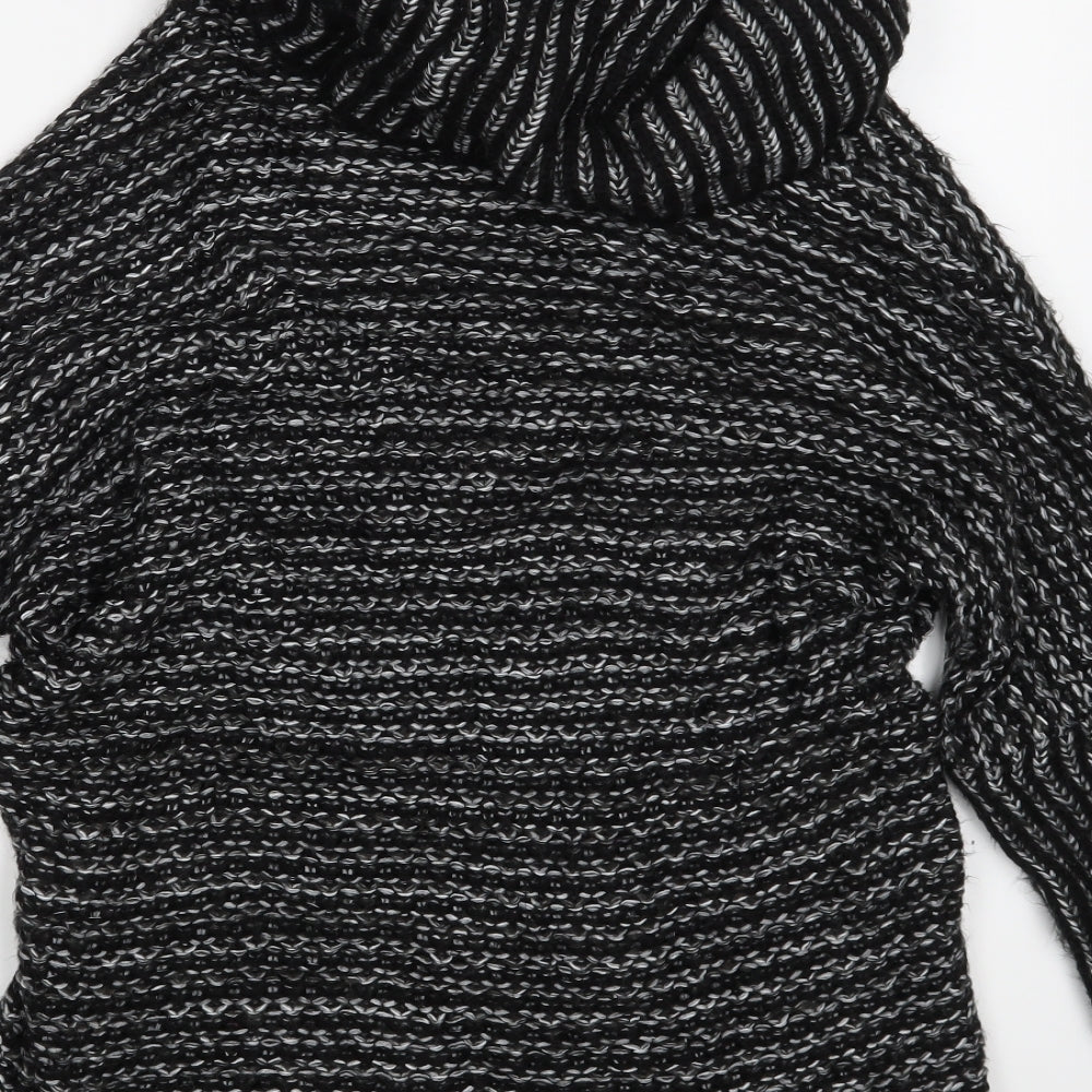 Womens UK Size One Size Yessica Black Pullover Jumper