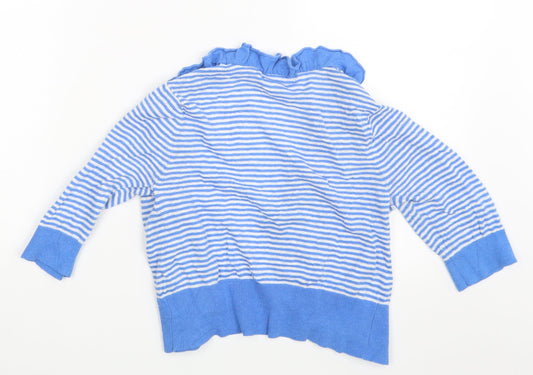 Red Herring Womens Multicoloured Striped Cardigan Jumper Size 12