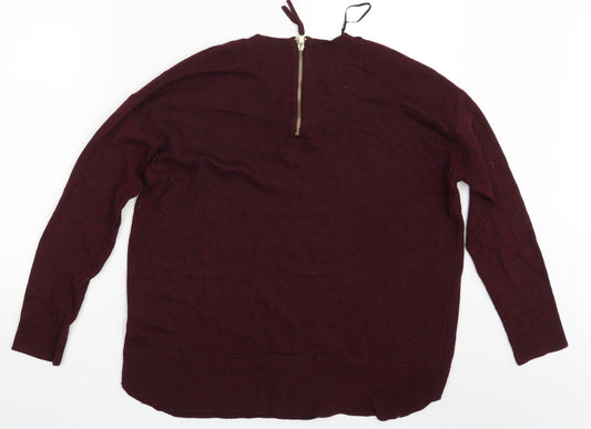 H&M Womens Purple Pullover Sweatshirt Size M