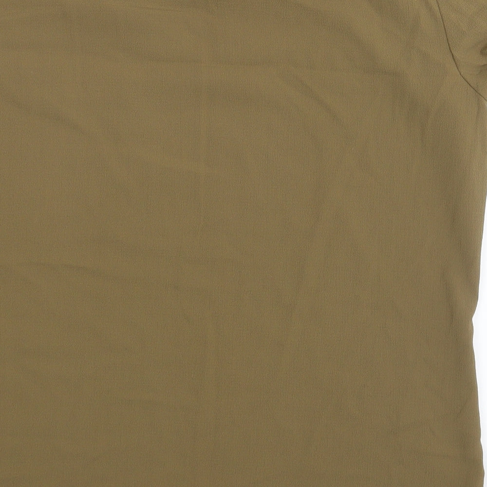 Womens UK Size L Vera Moda Green Basic Blouse
